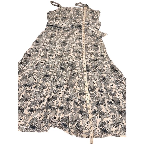 Labelle Paris Floral Belted Sundress Size Large Midi Dress - Picture 10 of 13